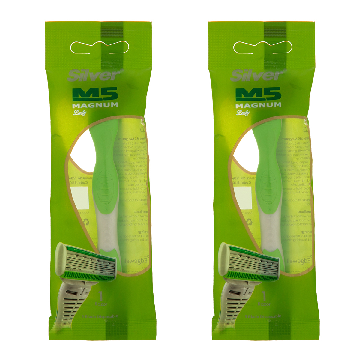 خود تراش سیلور مدل Magnum M5 مجموعه 2 عددی