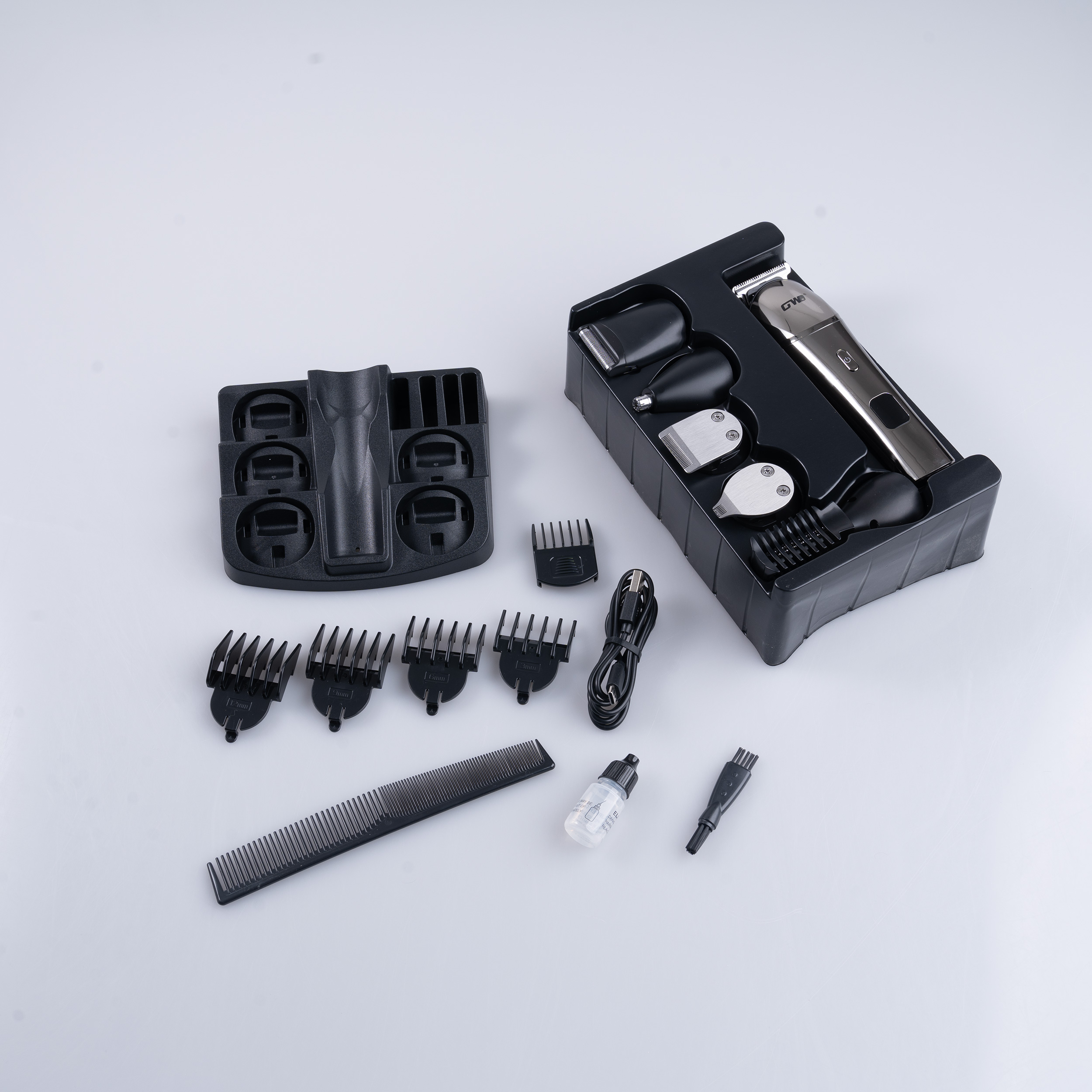 ماشین اصلاح موی صورت و بدن شارژی جی دبلیو مدل GW-9769