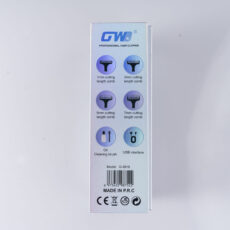 ماشین اصلاح موی سر و صورت جی دبلیو مدل G-9818، اصلاح به صورت صفر زن، خط زن، باقابلیت تنظیم سرعت و طراحی ارگونومیک، تکنولوژی اصلاح به صورت تریم، مدت زمان شارژ 120 دقیقه و مدت زمان استفاده پس از شارژ 100 دقیقه، دارای چراغ نشانگر عملکرد و شارژ و دو حالت سرعت
