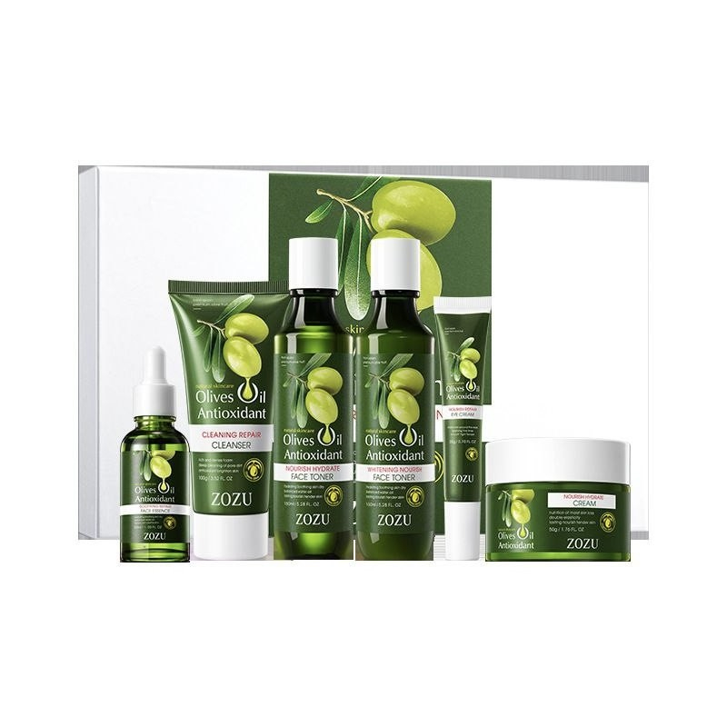 مجموعه مراقبت از پوست زوزو مدل عصاره زیتون بسته 6 عددی