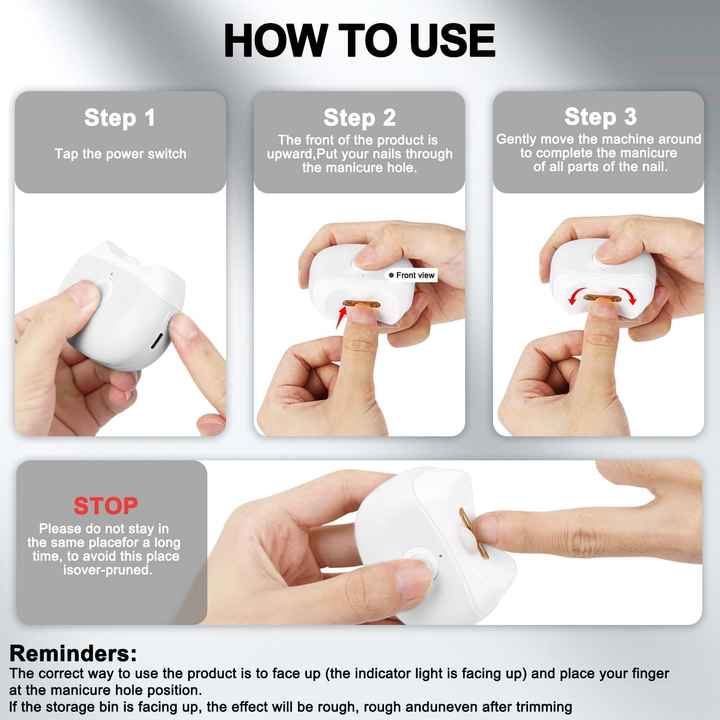 ناخن گیر کودک برقی مدل M-002