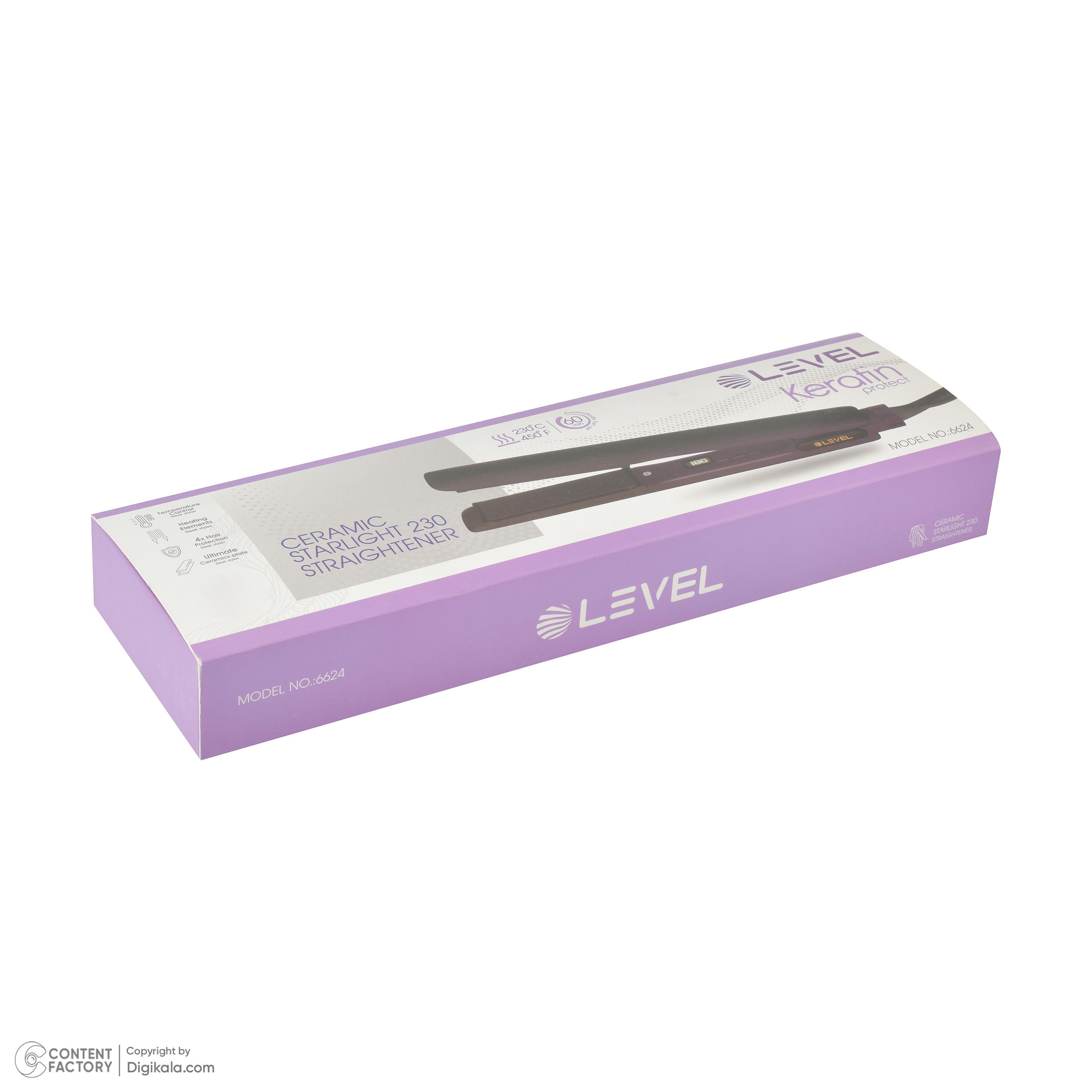 اتو مو خانگی لول مدل 6624