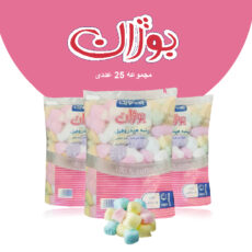 پنبه آرایشی پنبه هیدروفیل بوژان مدل  Colourful - 25 وزن 100 گرم مجموعه 25 عددی
