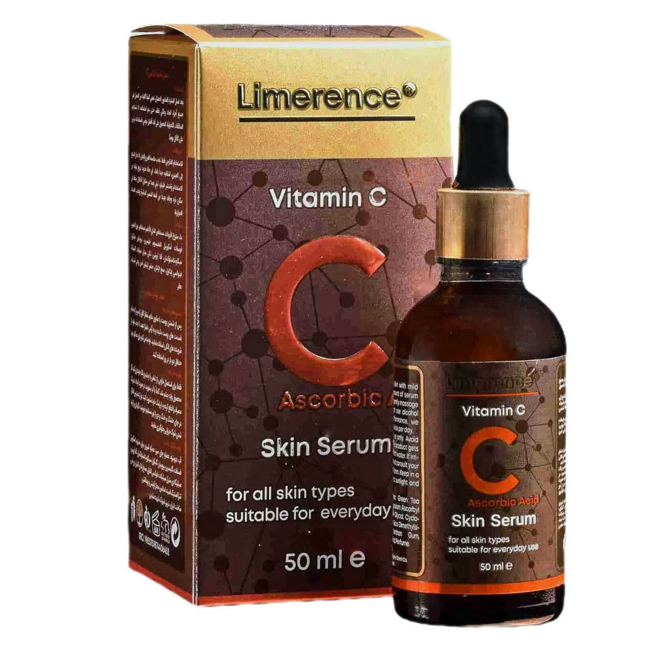 سرم پوست لیمرنس مدل ویتامین C حجم 50 میلی لیتر