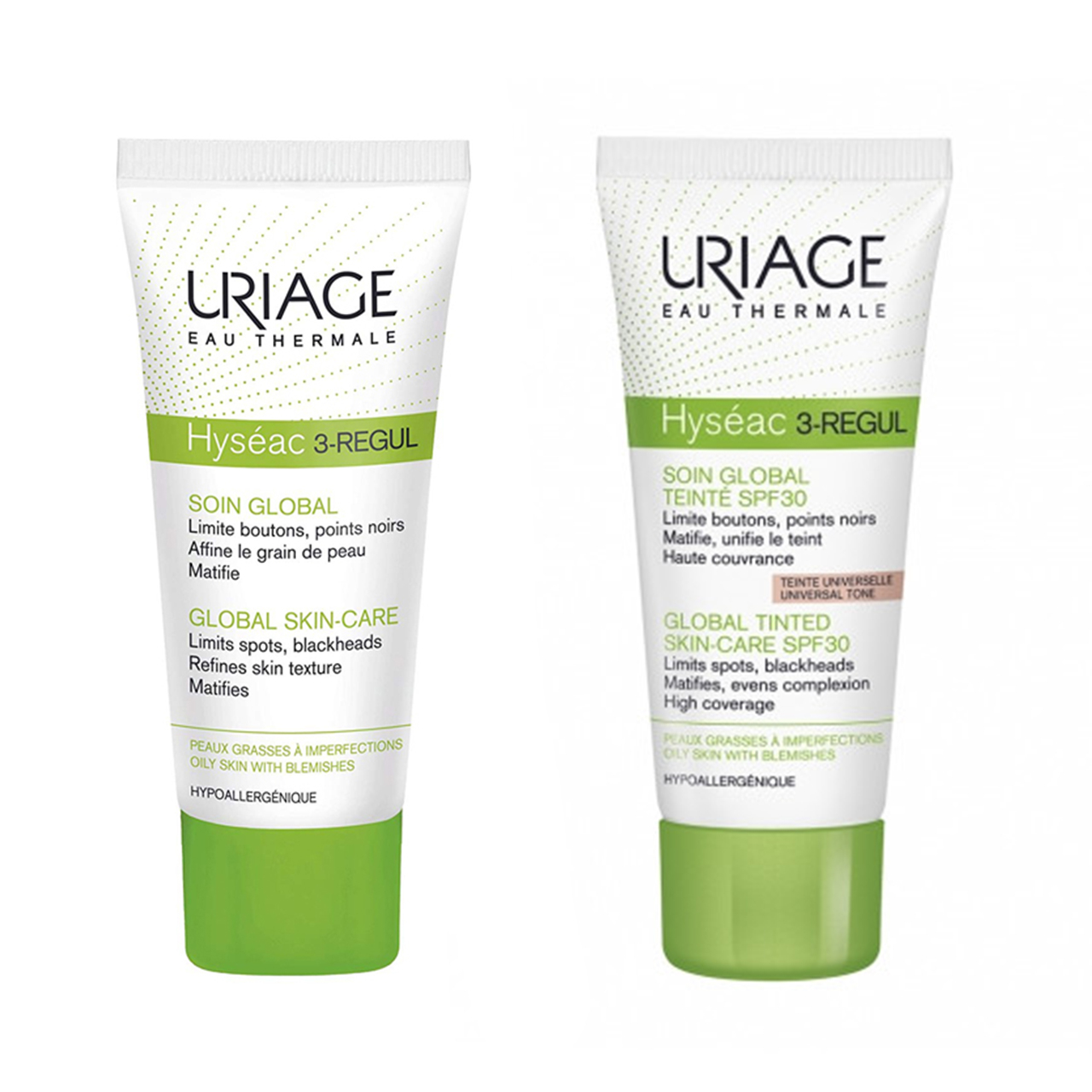 کرم ضد جوش قوی رنگی اوریاژ مدل Hyseac 3-Regul با SPF30 حجم 40 میلی لیتر