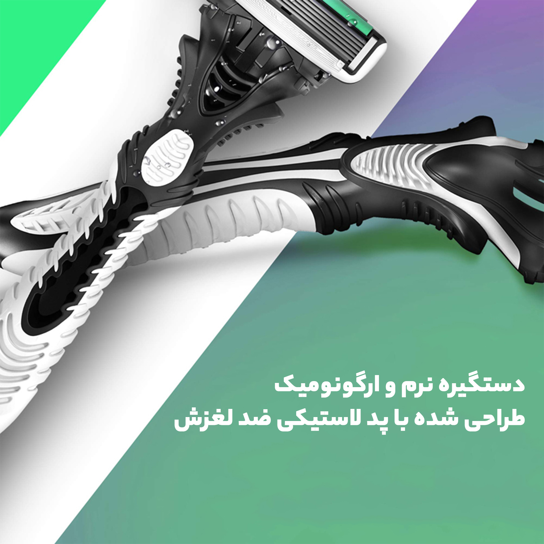 خودتراش مردانه دورکو مدل Pace 6 تحت لیسانس بسته 6 عددی