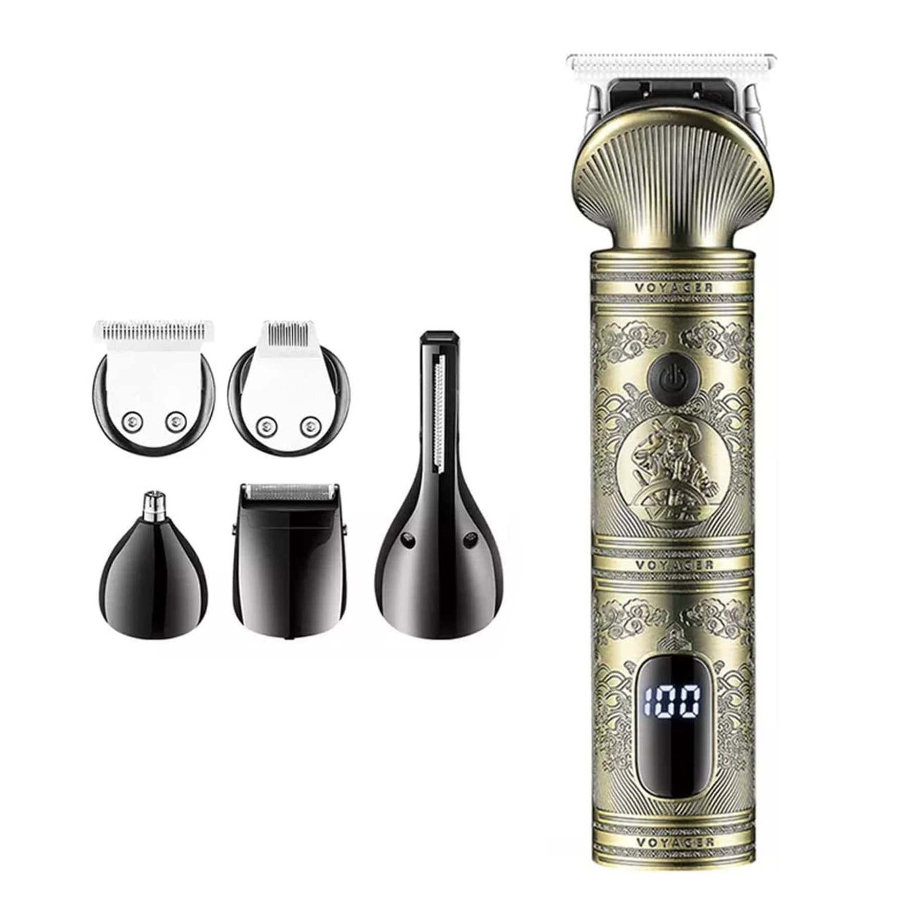 ماشین اصلاح موی سر و صورت وی جی ار مدل 6 کاره کد v-106