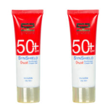 کرم ژل ضد آفتاب سان اسکین مدل Invisible حجم 50 میلی لیتر مجموعه 2 عددی