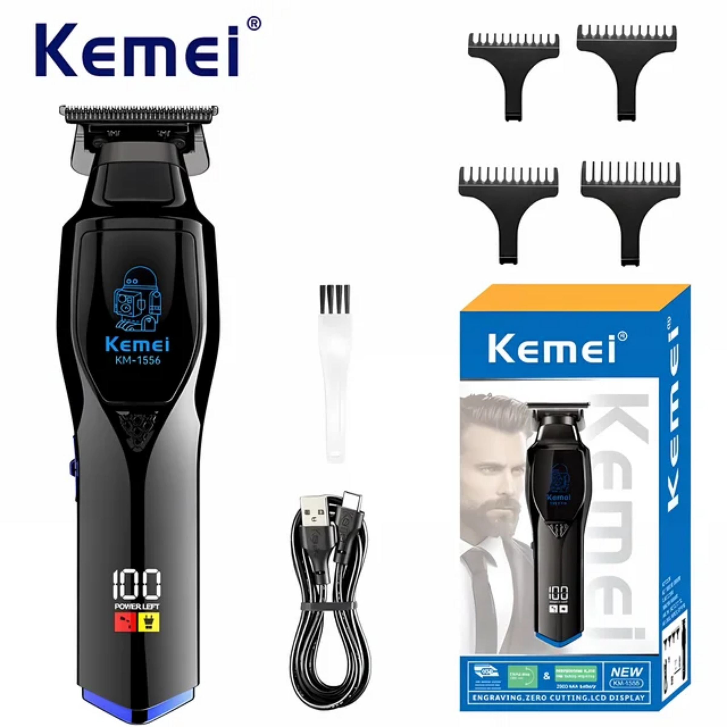 ماشین اصلاح موی سر و صورت کیمی مدل KM-1556