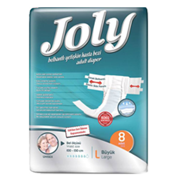 پوشینه چسبی بزرگسال جولی کد 01 سایز بزرگ مجموعه 6 عددی