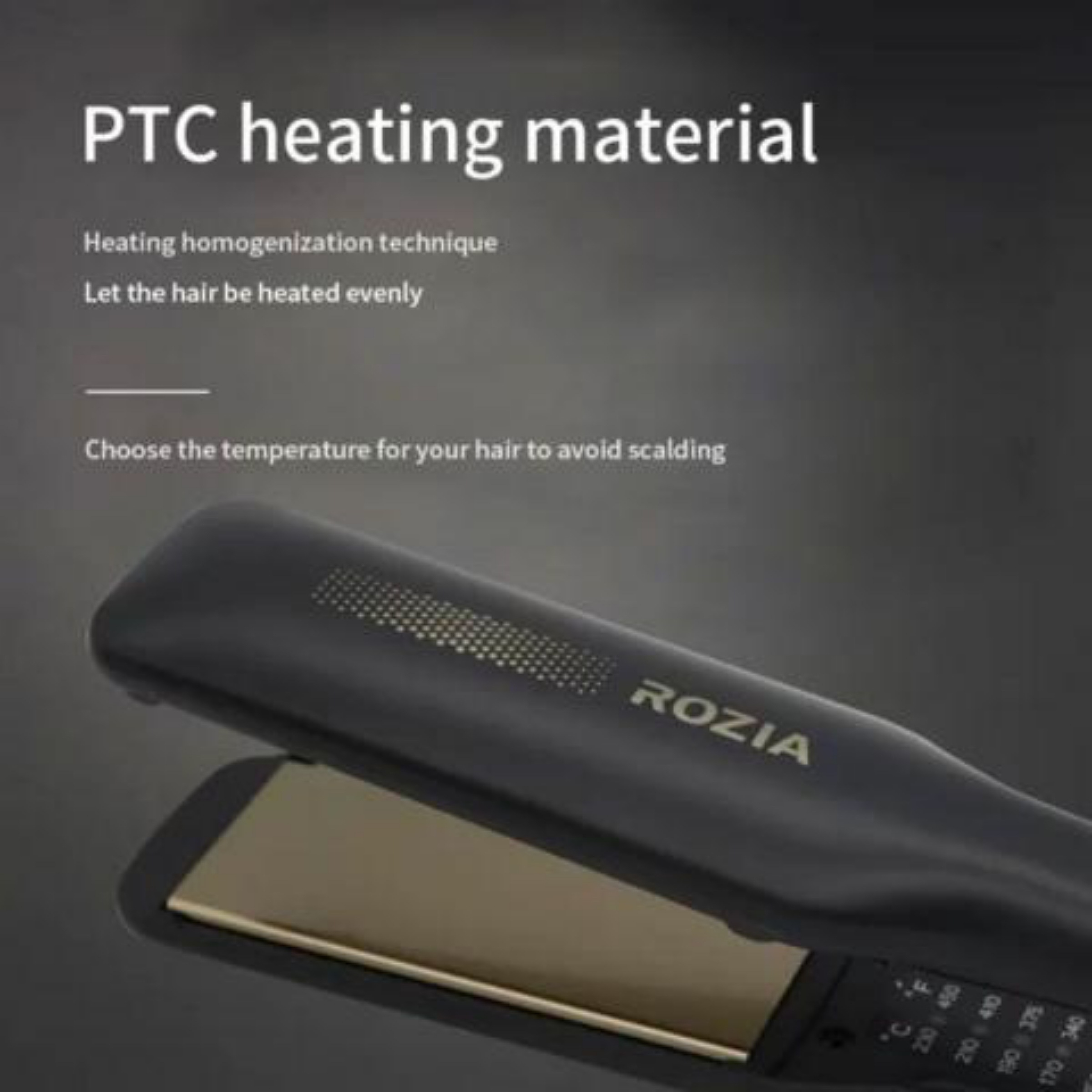 اتو و حالت دهنده ی مو روزیا مدل HR-806