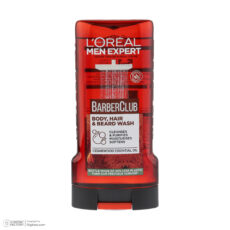 شامپو سر و بدن  لورآل مدل Barber Club مناسب برای انواع پوست حجم 300 میلی لیتر