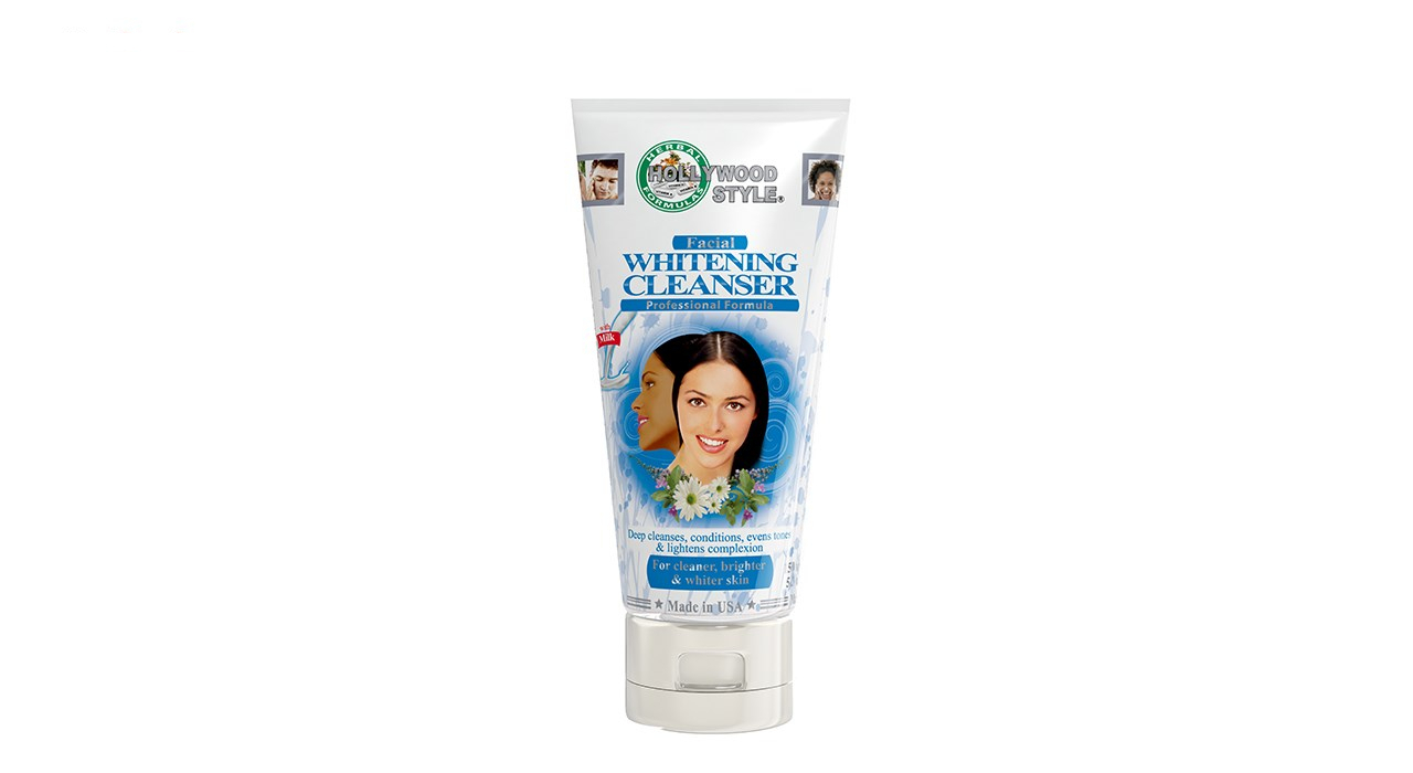 کرم شستشو دهنده و سفید کننده صورت هالیووداستایل حجم 150 میلی لیتر