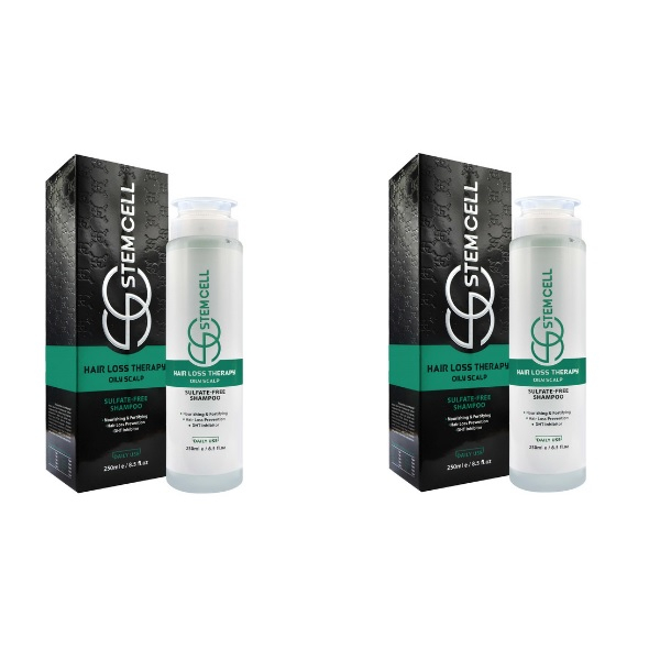 شامپو تقویت کننده مو استم سل مدل OILY SCALP حجم 250 میلی لیتر بسته 2 عددی