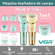 ماشین اصلاح موی بدن بانوان وی جی ار مدل V-756