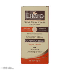 کرم ضد آفتاب رنگی الارو SPF25 سری Foundation Effect مدل Light Beigeتحت لیسانس مناسب انواع پوست حجم 40 میلی لیتر