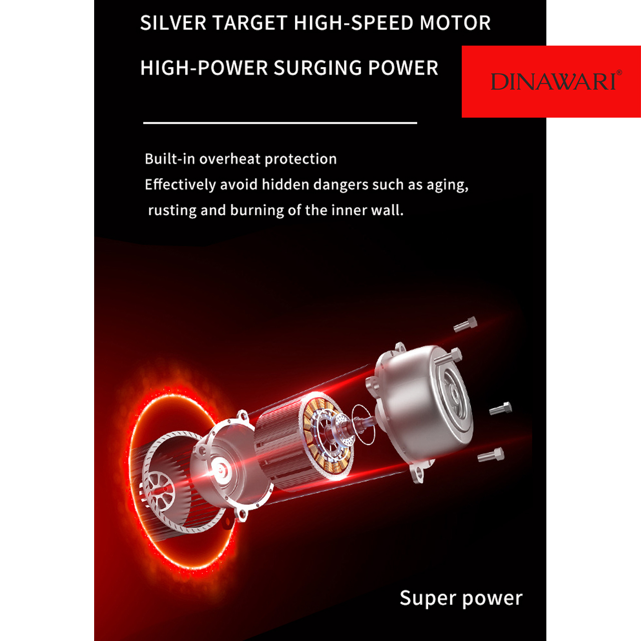 ماشین اصلاح موی سر و صورت دیناواری مدل d-148