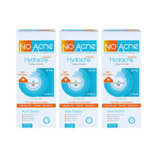 کرم آبرسان صورت نو آکنه مدل هیدرآکنه مناسب پوست های چرب حجم 70 میلی لیتر بسته 3 عددی