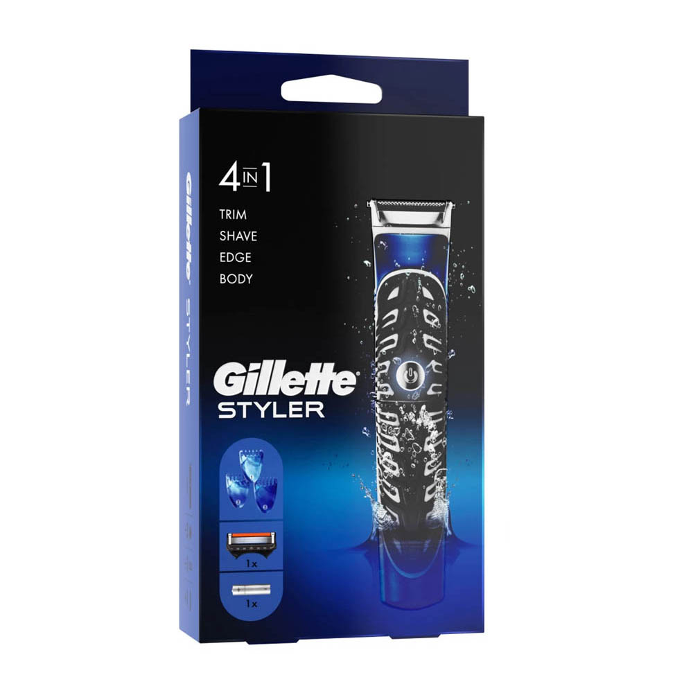 ست ماشین اصلاح موی صورت و بدن ژیلت مدل استایلر