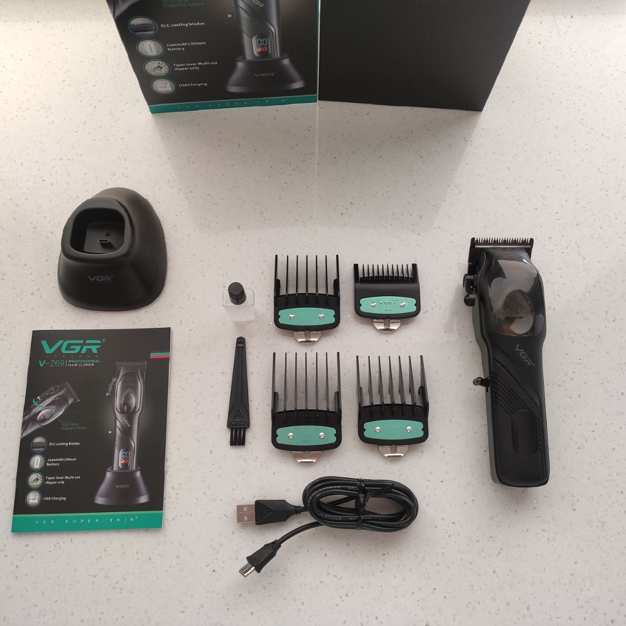 ماشین اصلاح موی سر و صورت وی جی ار مدل V-269