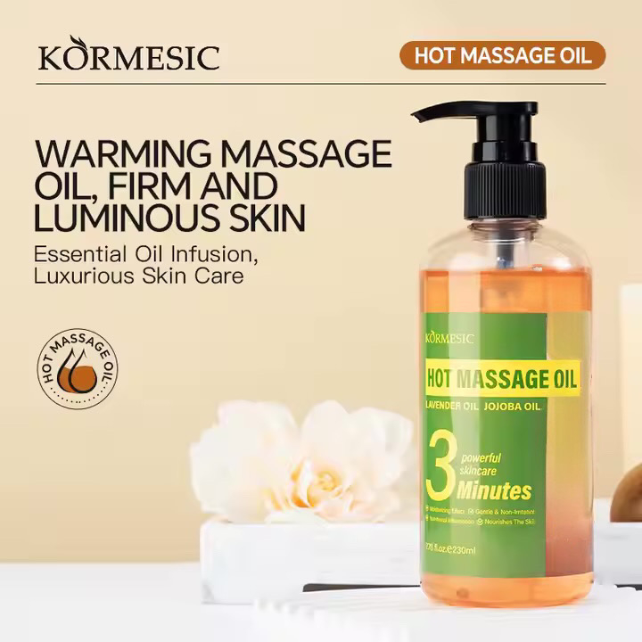 روغن ماساژ کورمسیک مدل لاوندر حجم 230 میلی لیتر