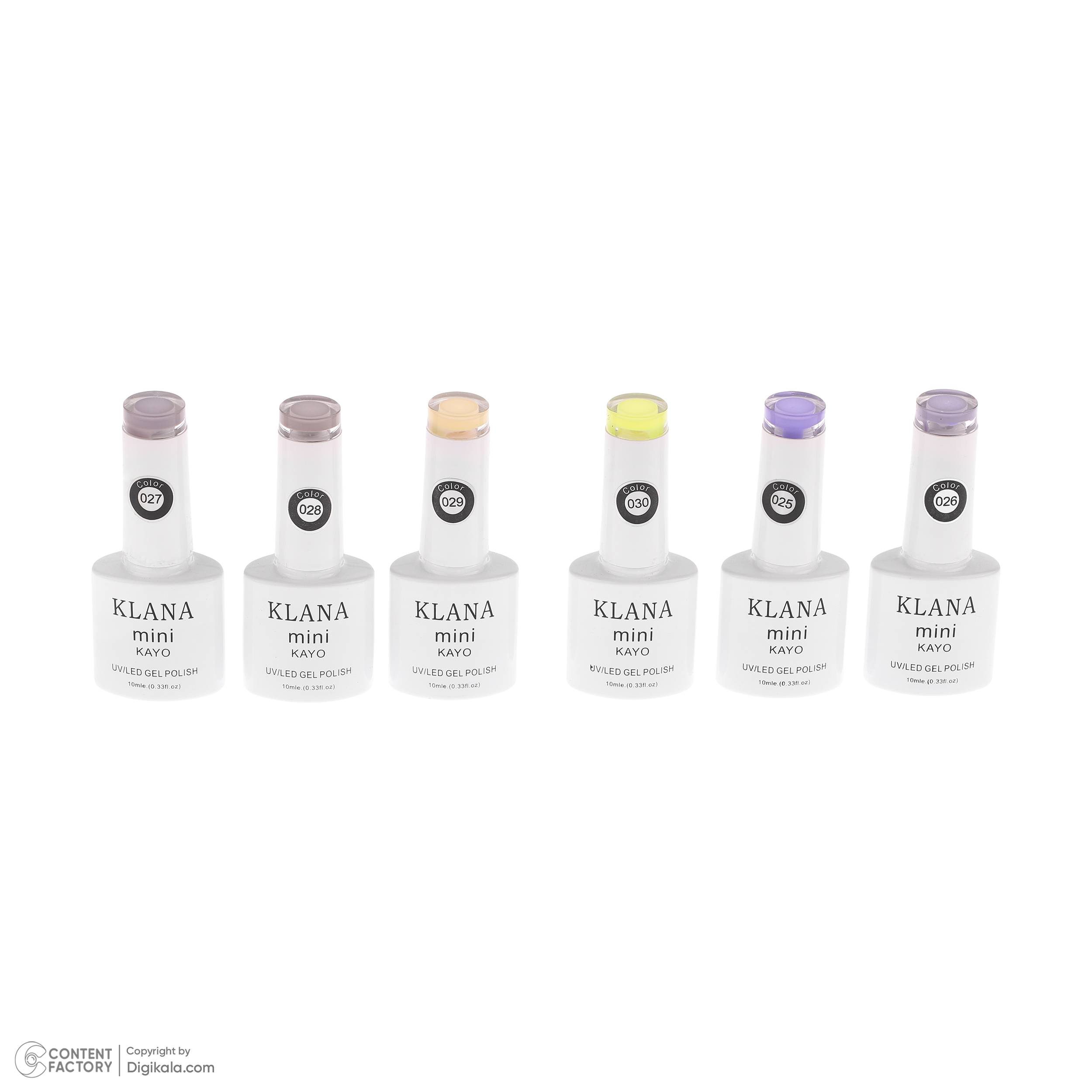 لاک ژل ناخن کلانا مدل لاکچری بسته 50 عددی