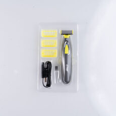 ماشین اصلاح موی صورت شارژی جی دبلیو مدل GW-9866، اصلاح به صورت صفر زن، طراحی ارگونومیک، منبع انرژی با باتری، تکنولوژی اصلاح به صورت تریمر، اندازه اصلاح 0.1 میلی‌متر، مدت زمان شارژ 480 دقیقه، دارای بدنه ضد لغزش، به همراه برس تمیزکننده و کابل شارژ USB