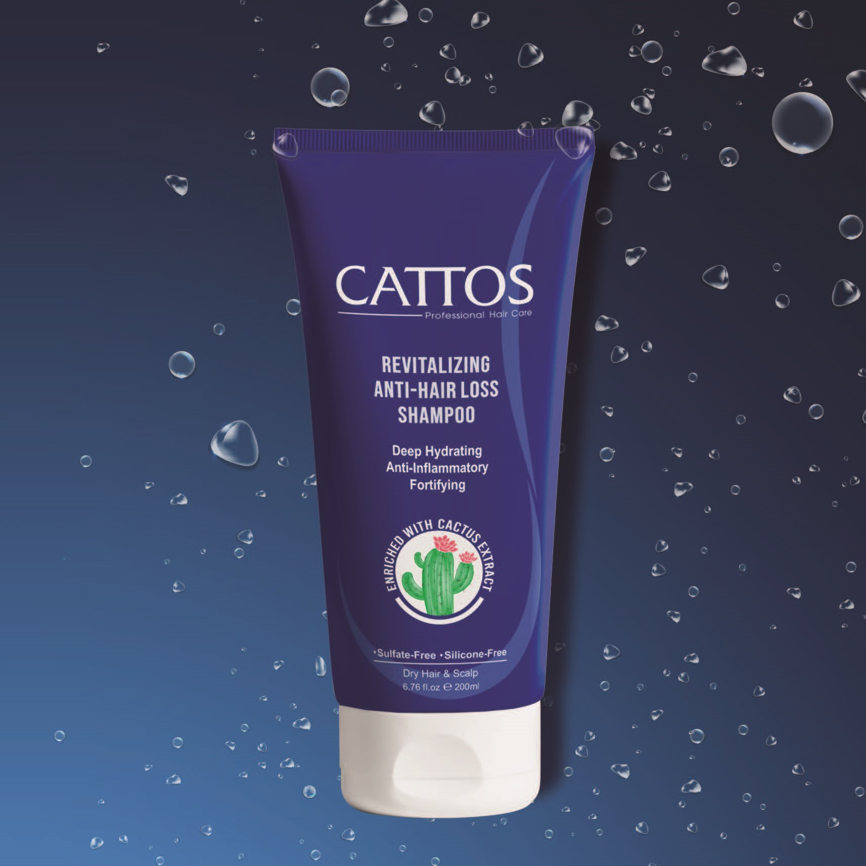 شامپو تقویت کننده و ضد ریزش مو کاتوس مدل R1 حجم 200 میلی لیتر بسته 2 عددی