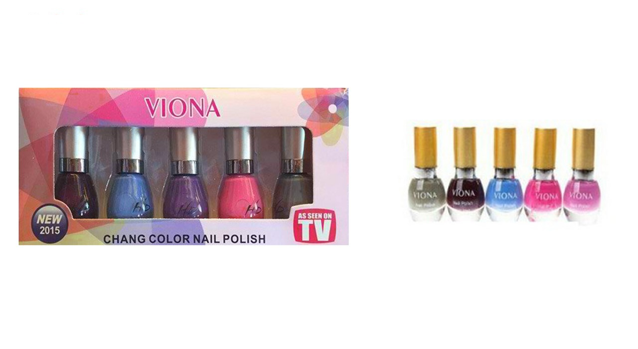 لاک ناخن حرارتی ویونا کد 0145 بسته 5 عددی