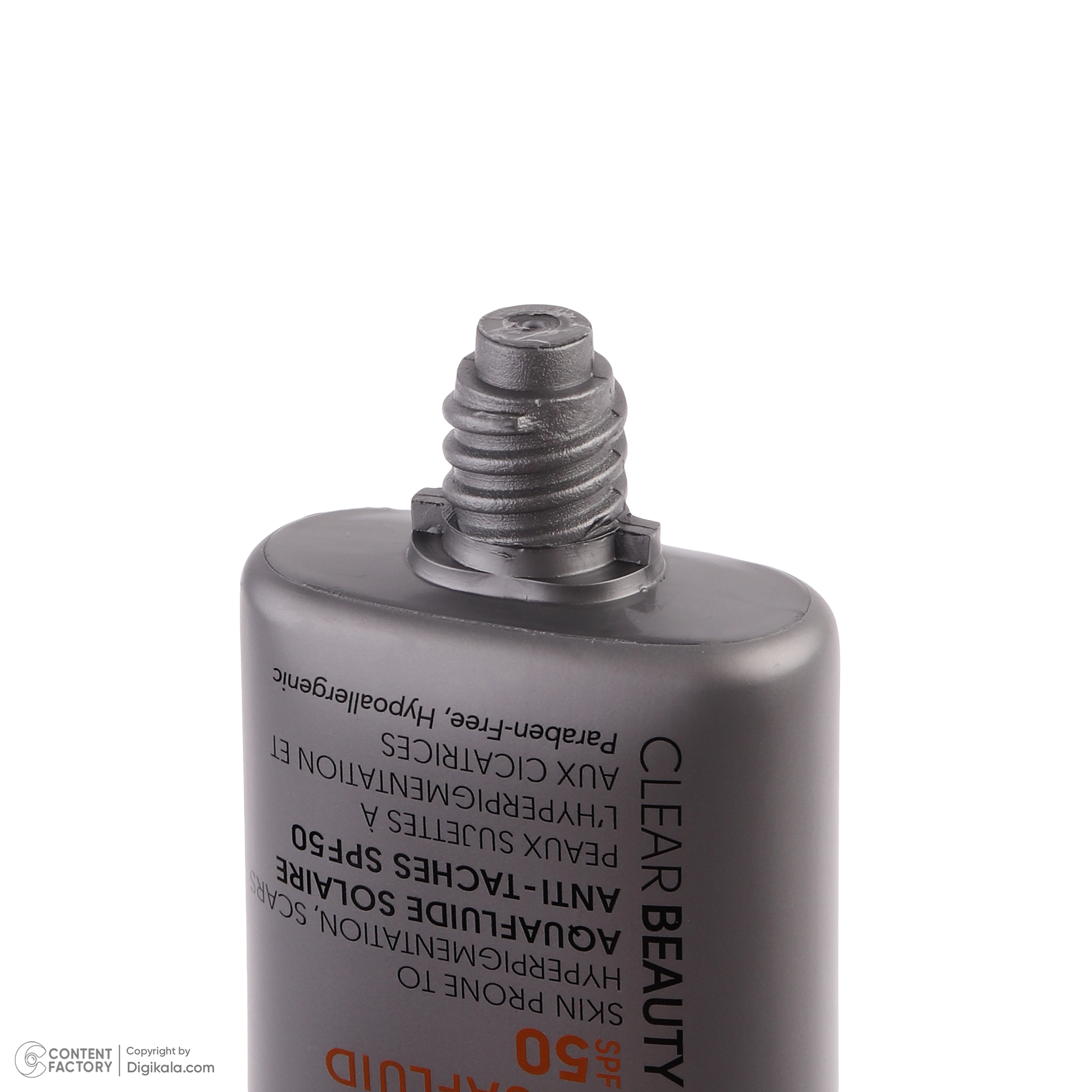 فلوئید ضد آفتاب بدون رنگ سی بی پاریس spf50 مدل Anti-Spot محافظ UVA،UVB مناسب پوست های  حساس و آکنهدار حجم 40 میلی لیتر