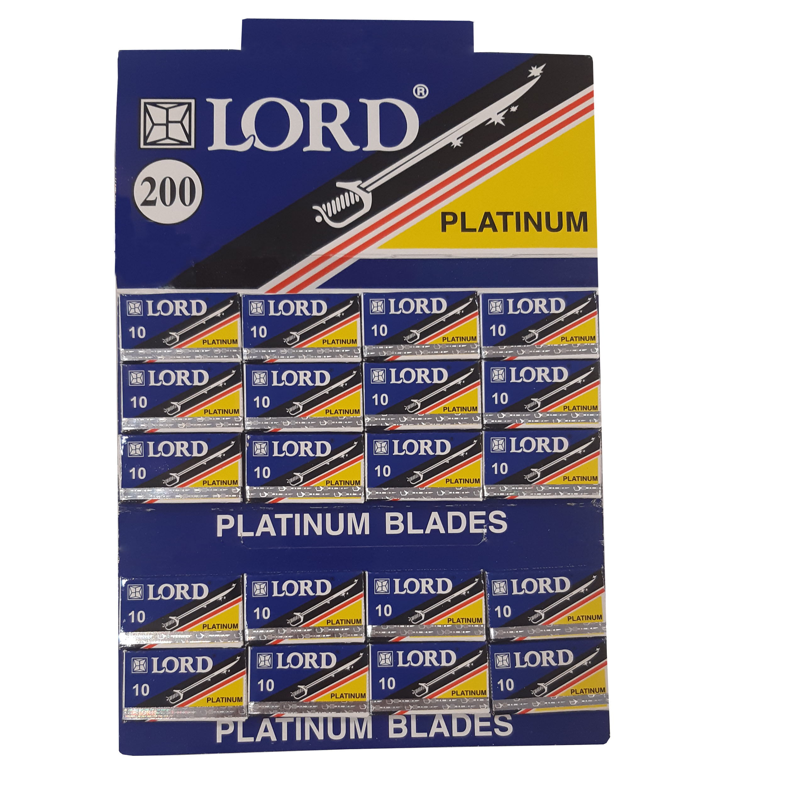 تیغ یدک لرد مدل platinum کد 02 مجموعه 20 عددی