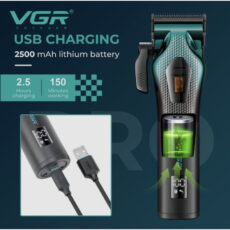 ماشین اصلاح موی سر و صورت شارژی وی جی آر مدل  V-271