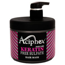 شامپو تقویت کننده و ترمیم کننده مو اسیفکس مدل Keratin Care حجم 500 میلی لیتر به همراه ماسک مو اسیفکس مدل Keratin حجم 500 میلی لیتر