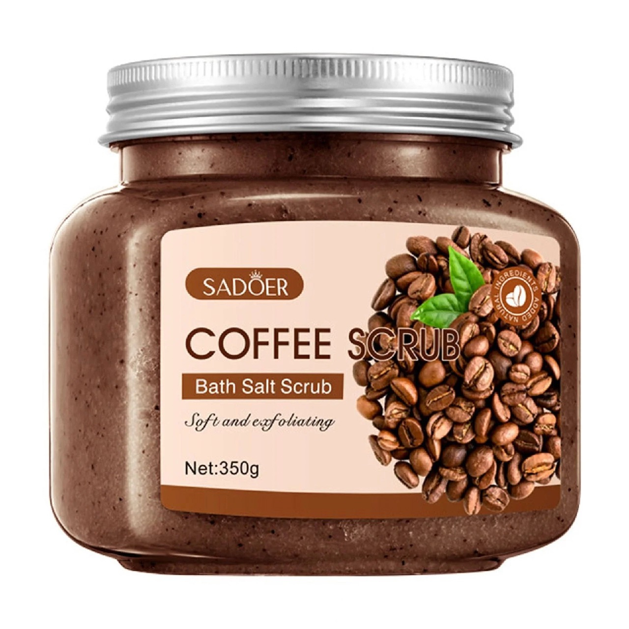 اسکراب لایه بردار پوست سادور مدل قهوه وزن 350 گرم