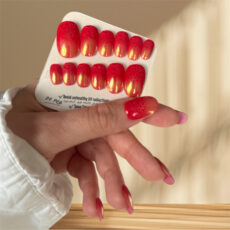 ناخن مصنوعی دست میراکل آرت مدل گرد کد R2400108 بسته 24 عددی