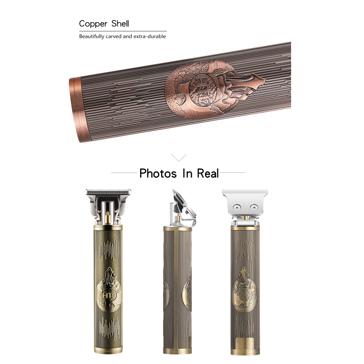 ماشین اصلاح موی سر و صورت اچ تی سی مدل AT-178