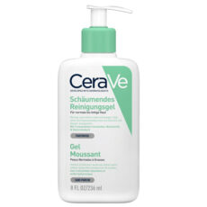 فوم شستشو صورت سراوی مدل Schäumendes Reinigungsgel مناسب پوست معمولی و چرب حجم 236 میلی لیتر