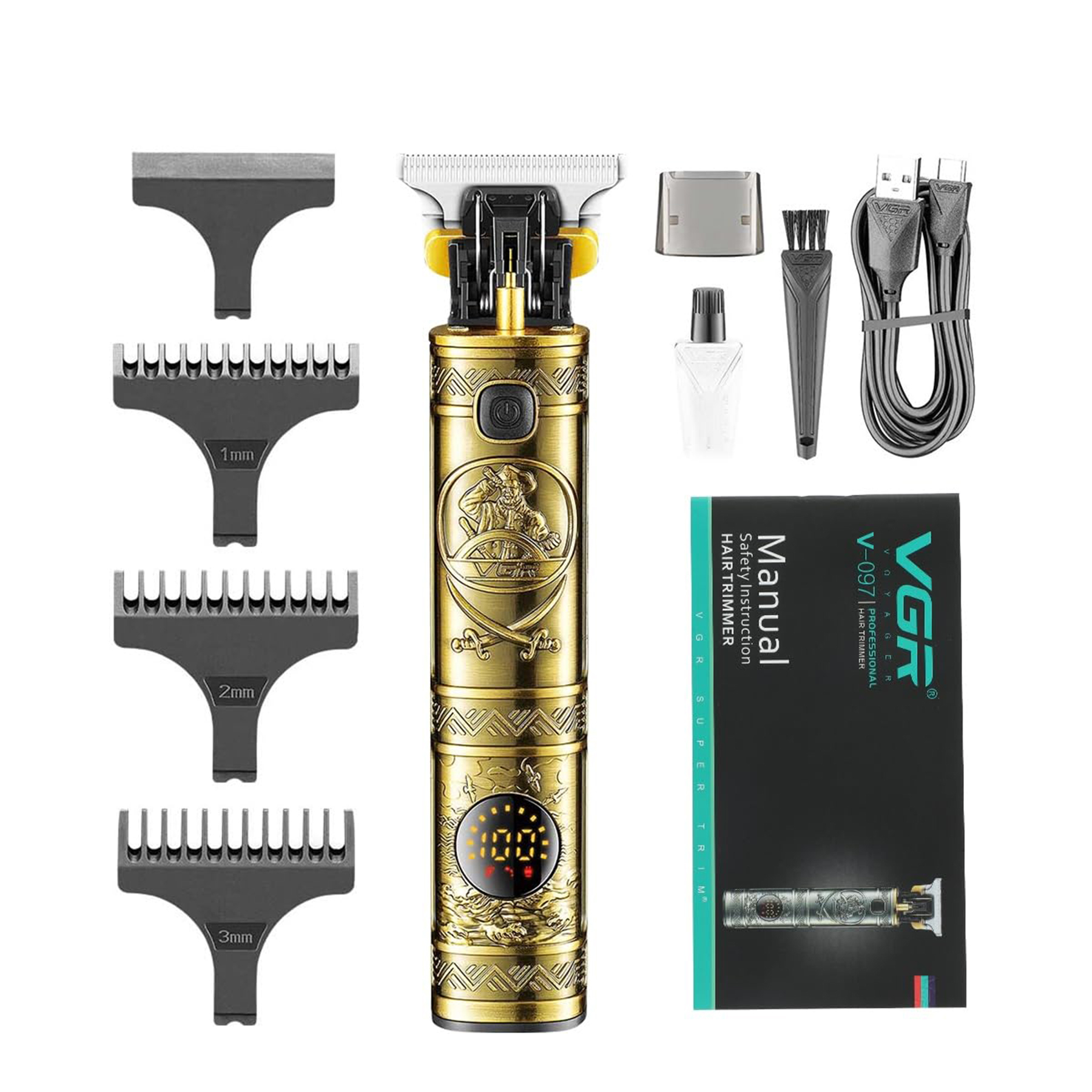 ماشین اصلاح موی صورت وی جی ار مدل V-097