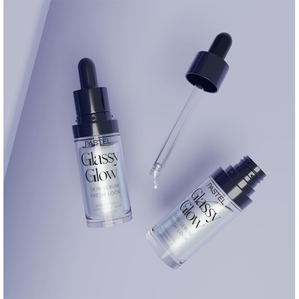 سرم پوست پاستل مدل GLASSY GLOW حجم 14.4 میلی لیتر