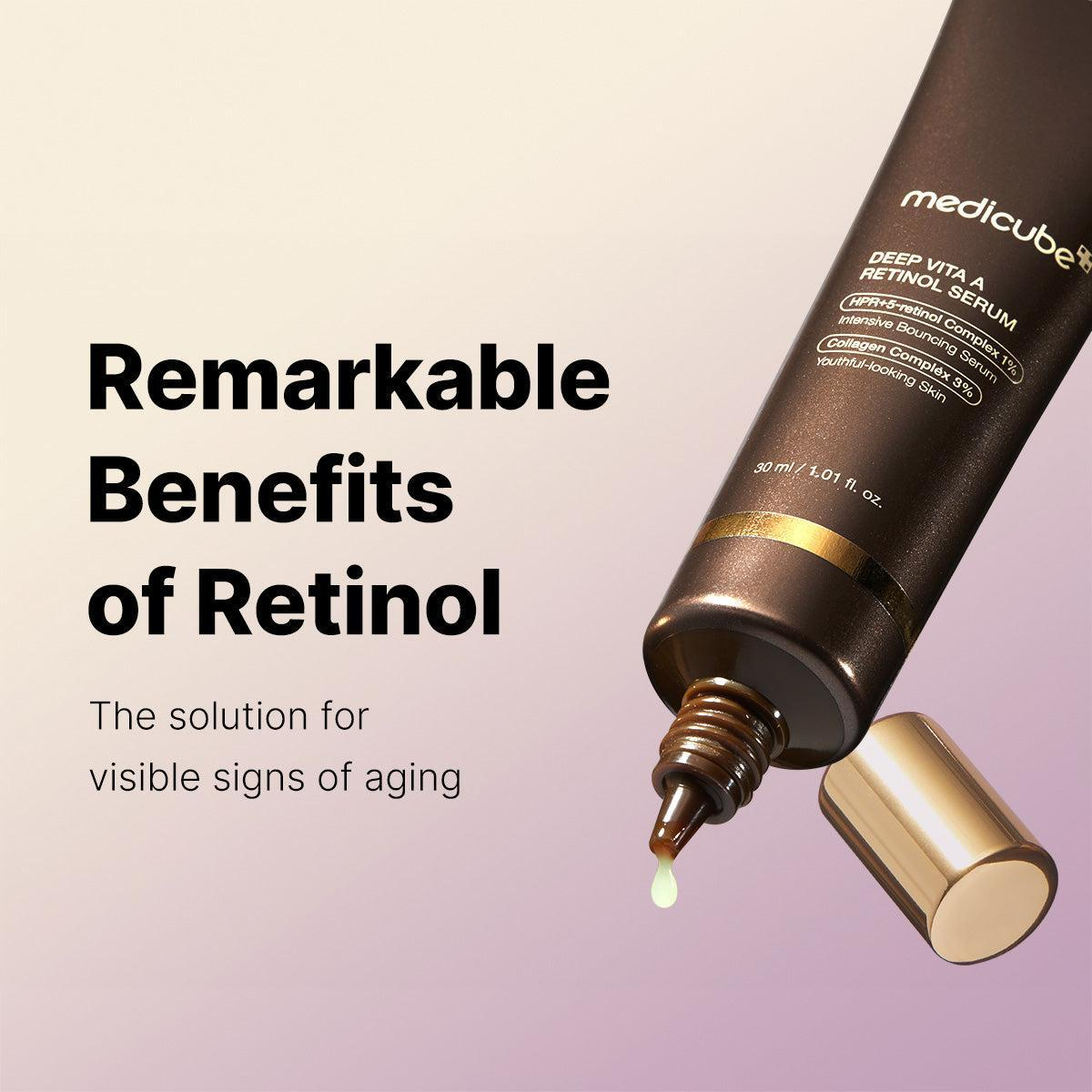 سرم پوست مدیکیوب مدل Retinol حجم 30 میلی لیتر
