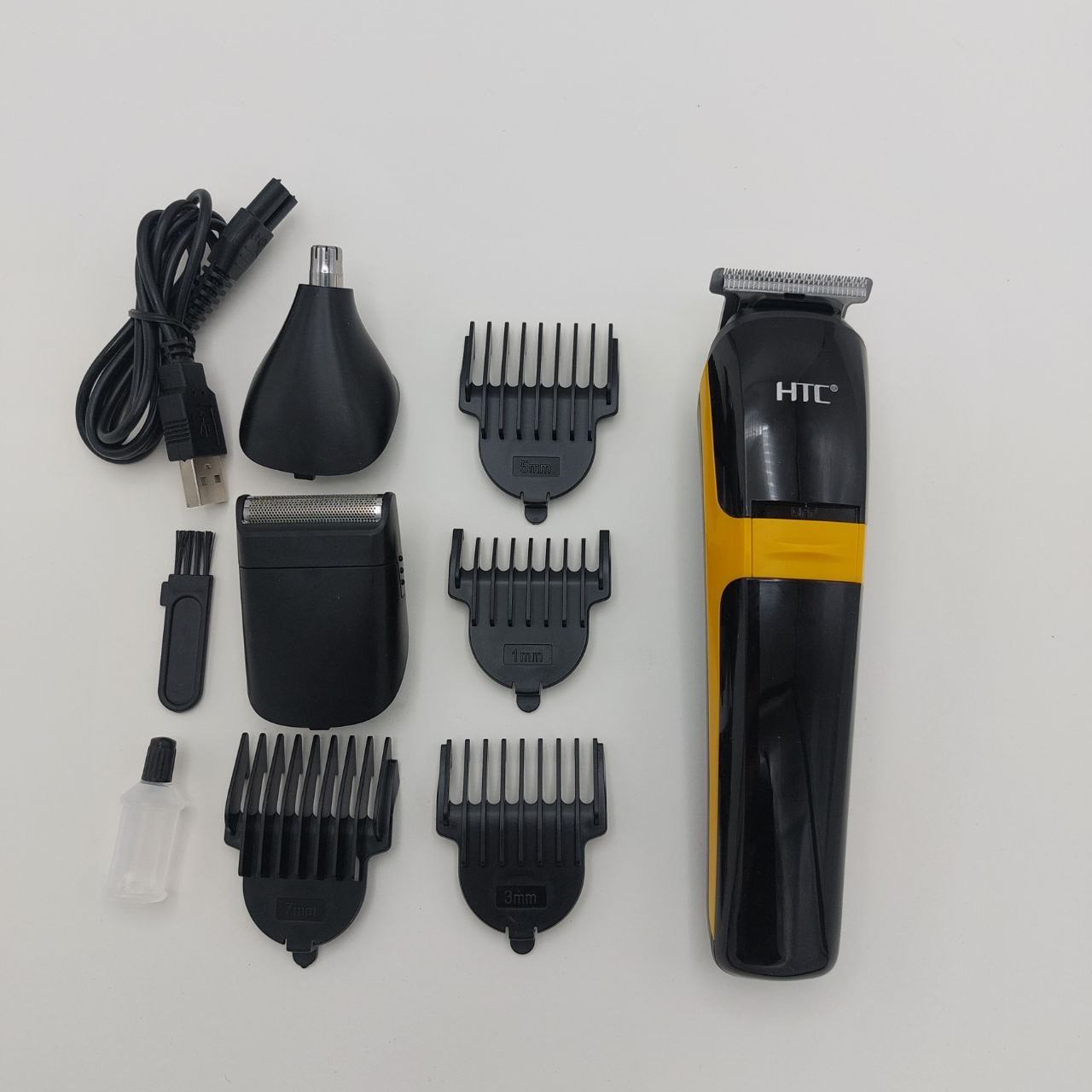 ست ماشین اصلاح موی بدن و صورت اچ تی سی مدل 3in1 Men Groomingkit