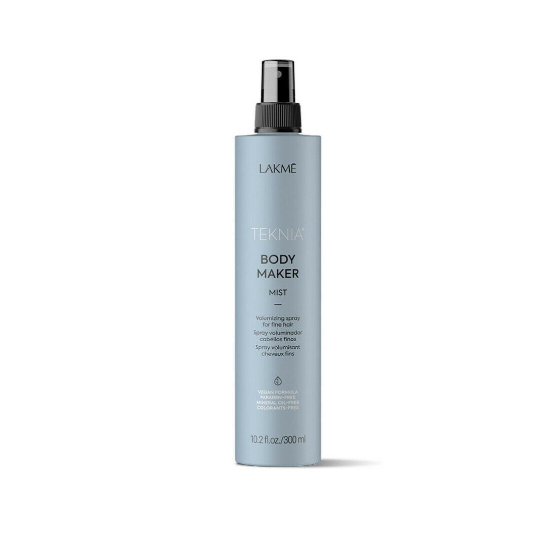 اسپری حجم دهنده مو لاکمه سری تکنیا مدل body maker mist حجم 300 میلی لیتر