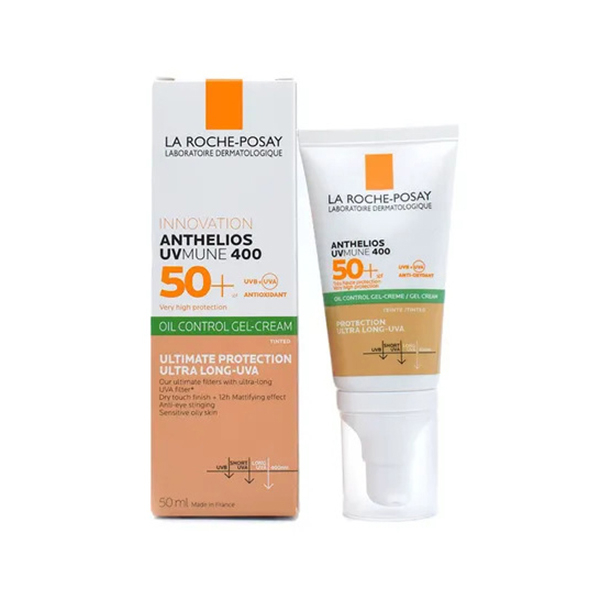 ژل کرم ضد آفتاب لاروش پوزای مدل Anthelios UVMune400 حجم 50 میلی لیتر