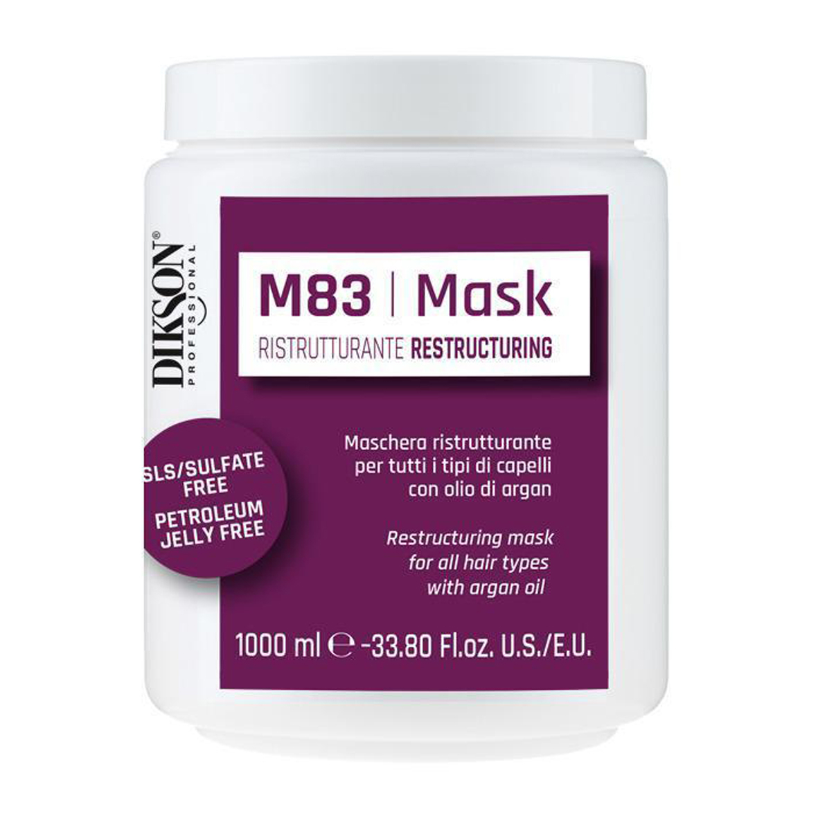 ماسک مو دیکسون مدل RISTRUTTURANTE RESTRUCTURING M83 حجم 1000 میلی لیتر