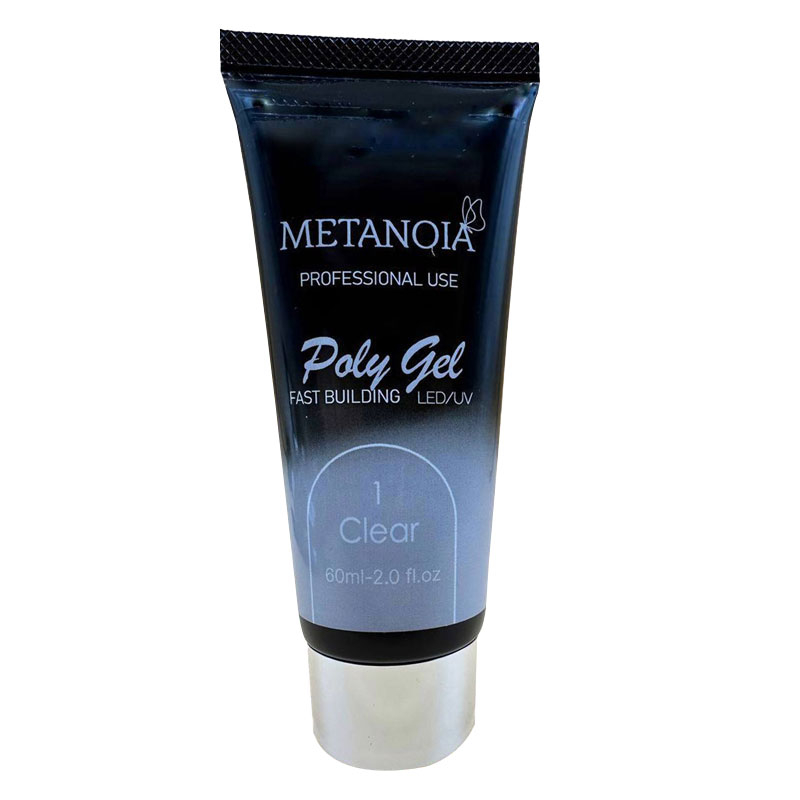 پلی ژل کاشت ناخن متانویا کد 01 حجم 60 میلی لیتر