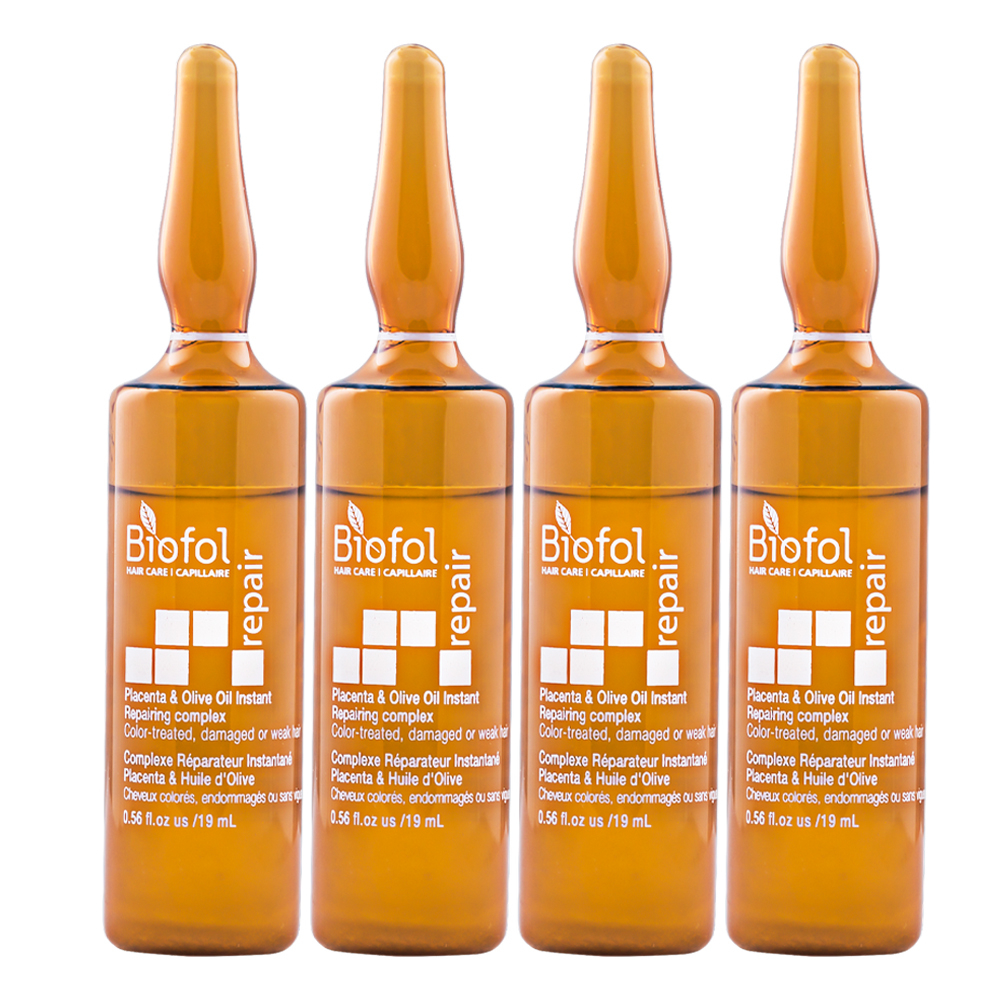 سرم مو بایوفول مدل ترمیم کننده حجم 19 میلی لیتر بسته 4 عددی