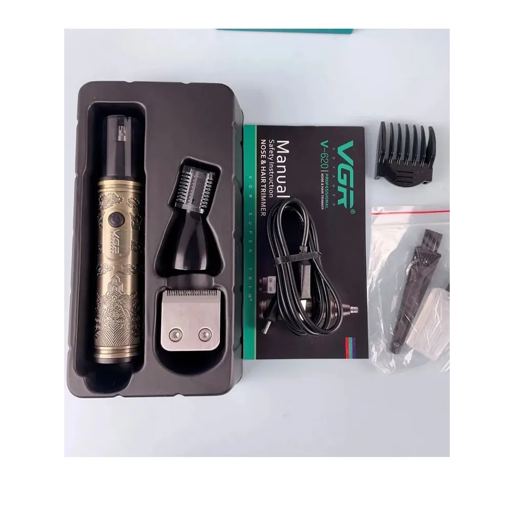 ماشین اصلاح مو صورت ، گوش و بینی و ابرو وی جی ار مدل 620