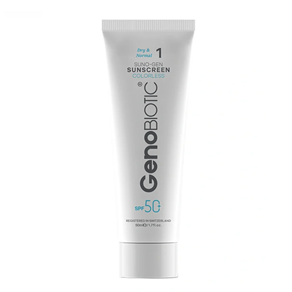 کرم ضد آفتاب بیرنگ ژنوبایوتیک SPF 50 مدل 388 مناسب پوستهای حجم میلیلیتر
