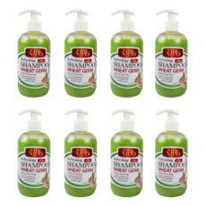 شامپو تقویت کننده و ضد ریزش مو ریجاب مدل عصاره جوانه گندم حجم 500 میلی لیتر بسته 8 عددی