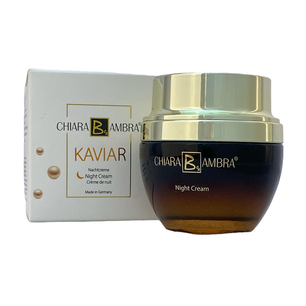 کرم ضد چروک شب کیارا آمبرا مدل خاویار حجم 50 میلی لیتر